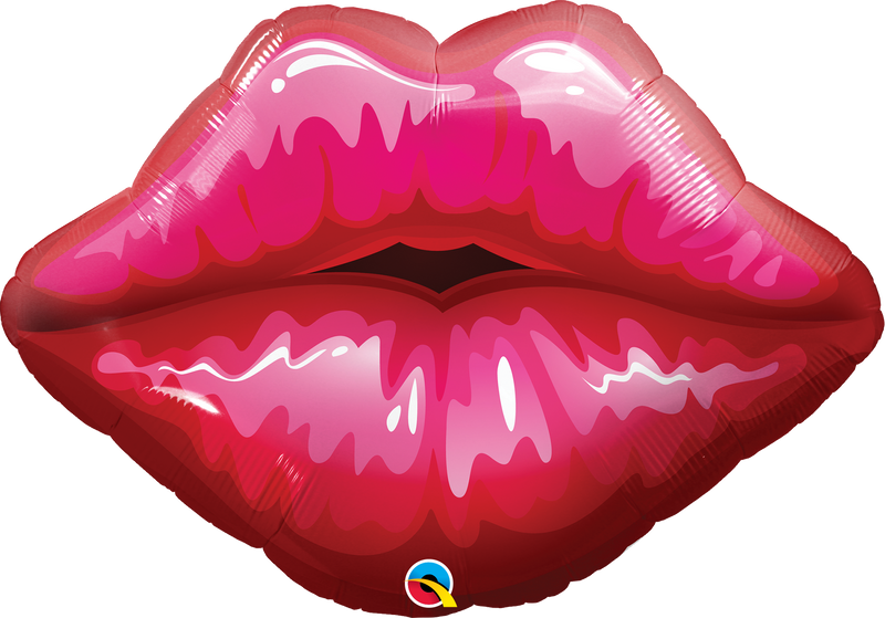 Lips Big Red Kissy