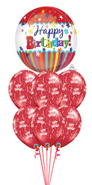 Orbz Stripes & Bursts Balloon Bouquet