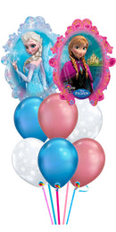 2 sided Disney Frozen Balloon Bouquet