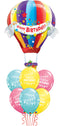 Birthday Hot Air Balloon Bouquet With Weight