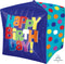 Bright Happy Birthday Cube