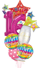 Princess Megaloon Custom Age Balloon Bouquet