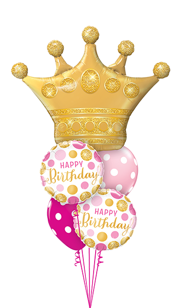 Birthday Queen Balloon Bouquet