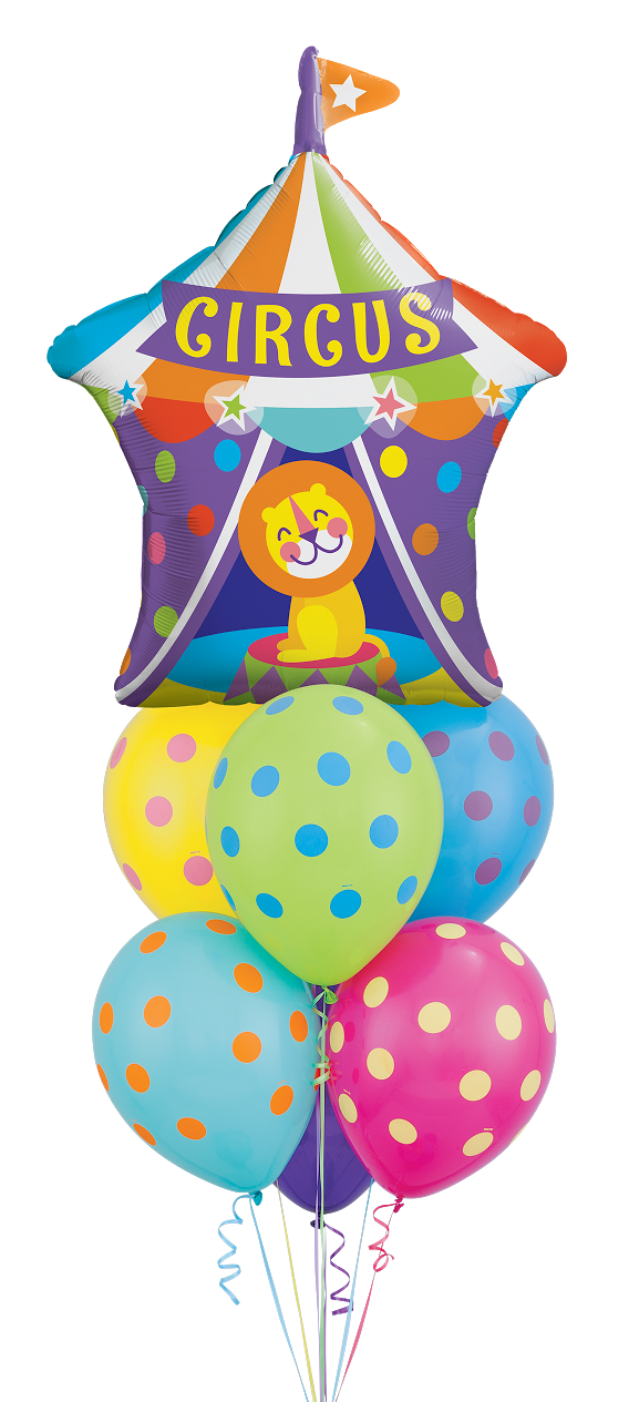 Big Top Circus Lion Balloon Bouquet