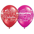 Round Magenta & Ruby Sweet Valentine's -2pcs.