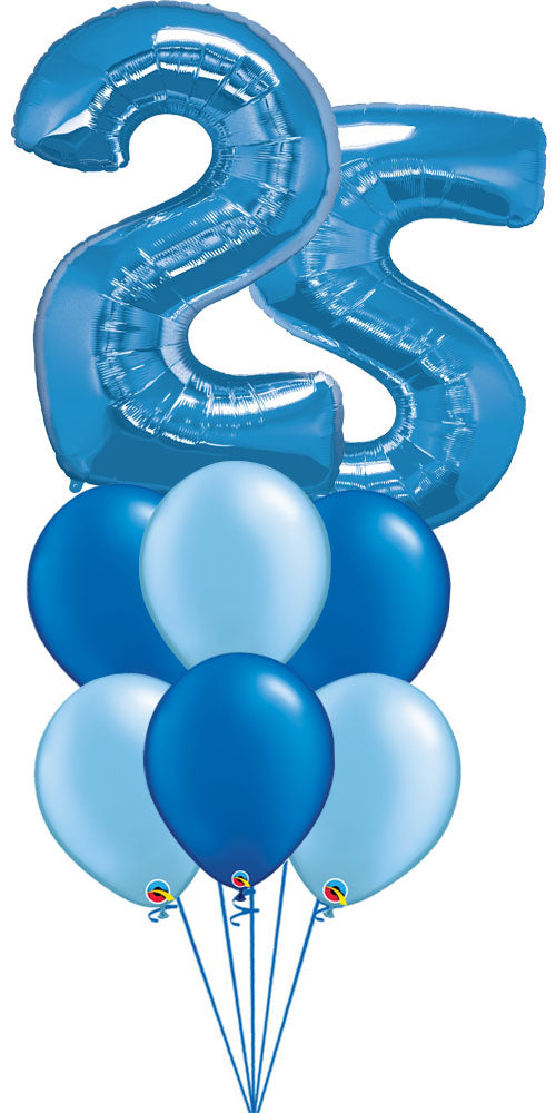 Any Age in Blue Balloon Bouquet