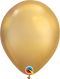 Gold Chrome Latex Balloons.