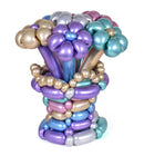 Chrome Balloon Flower Pot