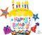 Happy Birthday Cupcake Star