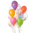 Pastel Shades Confetti Balloons