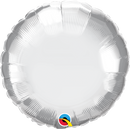 Silver Chrome Foil Round