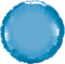 Blue Chrome Foil Round