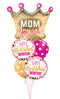 Happy Birthday to You Pink & Gold - Mom Balloon