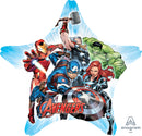 Avengers Jumbo Star Foil Balloons