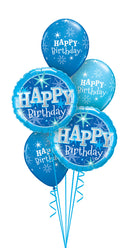 Blue Birthdays Balloon