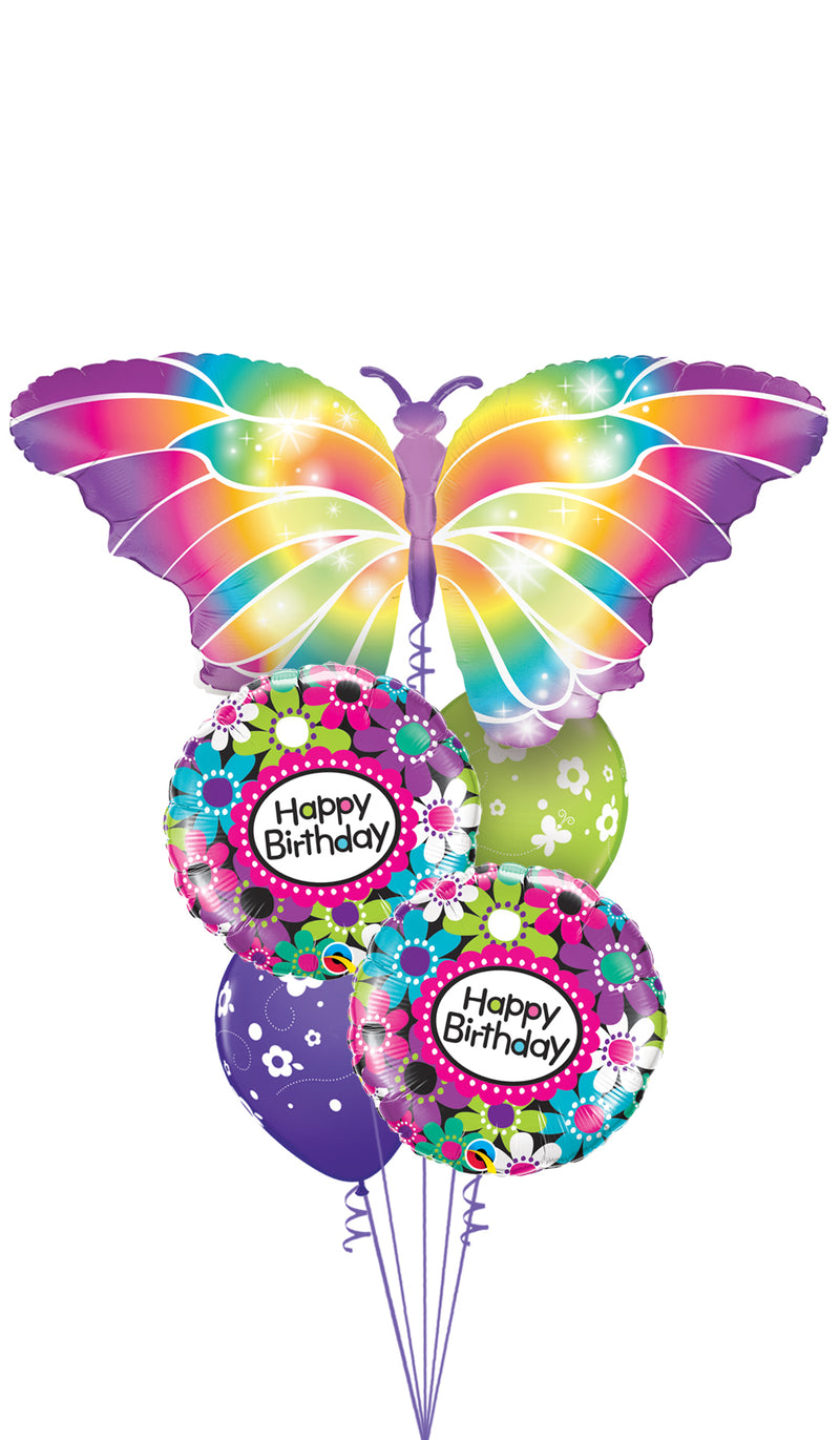 Butterfly Birthday balloons With Weight