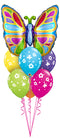Bright Butterfly Birthday Balloons
