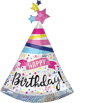 Happy Birthday Sparkle Banner Balloon