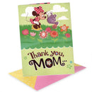 Disney Minnie Mouse Thank You Mom. Greeting Card
