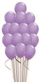 Spring Lilac Balloon Bouquets 15pcs with Hi-Float and Weights