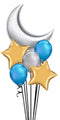 Eid Chrome Balloon Bouquet with Hi-Float