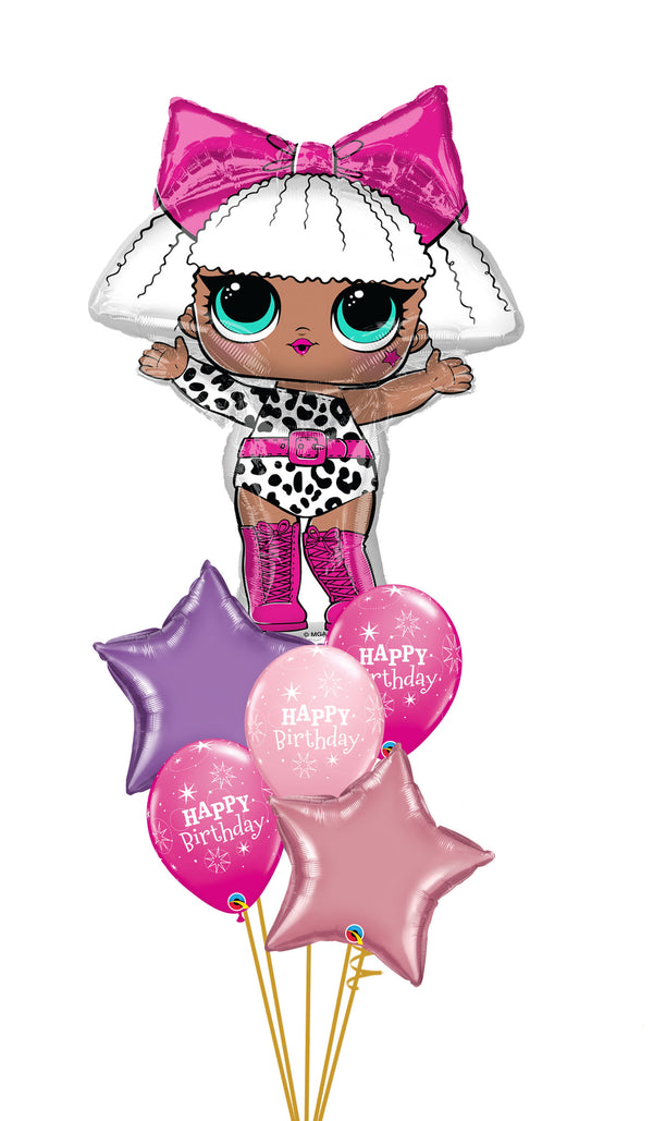 L. O. L. Surprise Diva Sparkling Birthday Chrome Star Bouquet