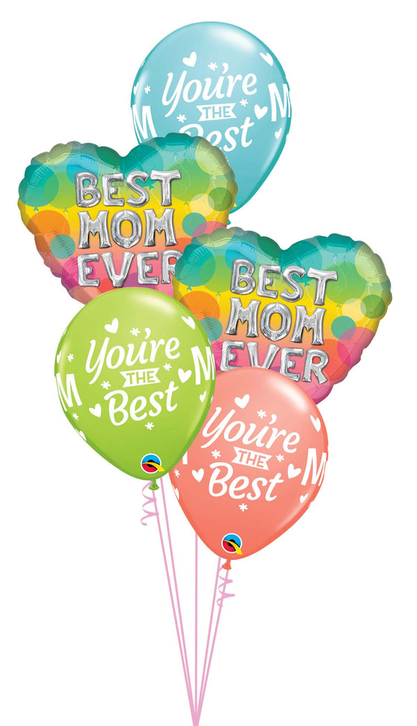 You're the Best Mom Balloon Bouquet