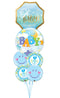 Blue Baby Boy Bubble Balloon Bouquet