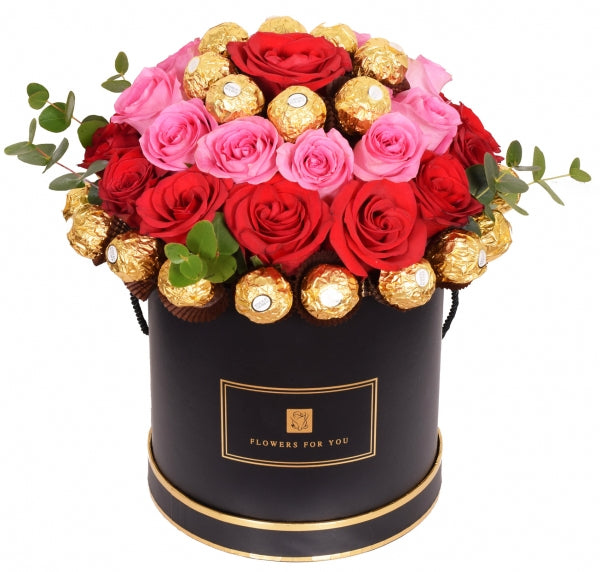 Rocher Red and Pink Roses