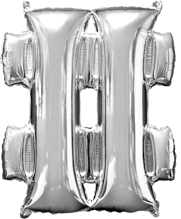Symbol # Silver Helium Filled