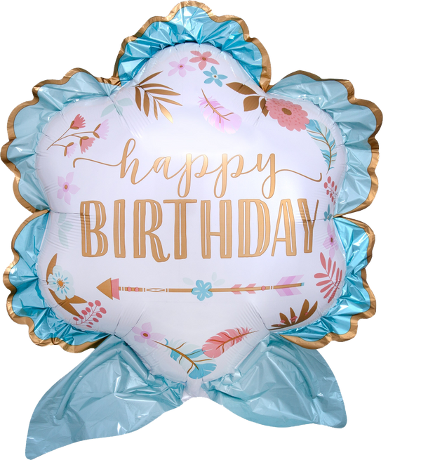 Boho Birthday  balloon