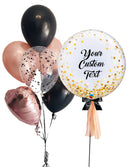 Any Occasion Personalize Text Balloon Bouquet  PRE 0RDER 1day in advance