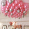Pink and Silver Balloon Decoration