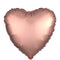 Satin Luxe Rose Heart Shape Balloon
