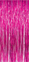 Matte Magenta Pink Foil Curtain  Fringe 1M x 2M