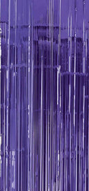 Purple Foil Curtain  Fringe 1M x 2M