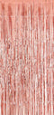 Matte Rose Gold Foil Curtain  Fringe 1M x 2M