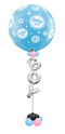 B-O-Y Baby Boy Dots 30inches Balloon