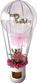 SPECIAL! Personalized Hot Air Inspired Flower Arrangement PRE-ORDER  1DAY