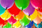 25 Assorted Qualatex Loose Balloons Helium Filled FOR CEILING