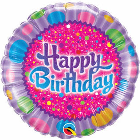 Round Birthday Sprinkles & Sparkles