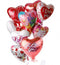 12pcs Assorted I Love you Balloon Bouquet With Weight