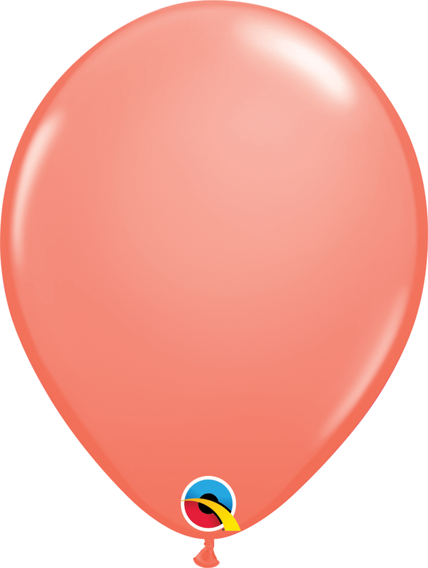 Coral Latex Balloon - Qualatex