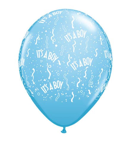 Pale Blue It's A Boy Balloon