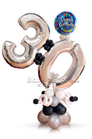 Any 2 Number Birthday Arrangement (M)-SILVER