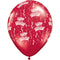 Ruby Red Birthday Balloon