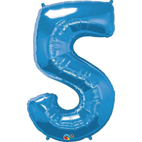 Number Five Sapphire Blue