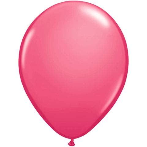 Rose Pink Latex Balloon - Qualatex