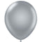 Silver Color Latex balloon - Qualatex