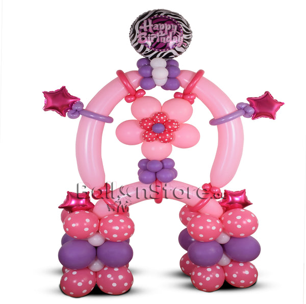 Table Balloon Arch -Birthday